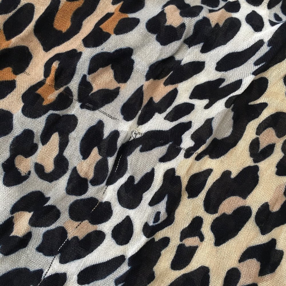 Leopard Print Scarf - Picture 6 of 7
